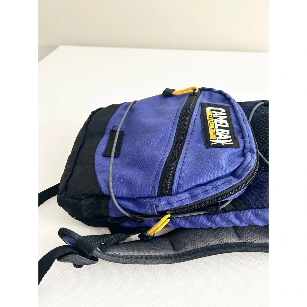 CamelBak MULE Hydration Pack Backpack, Blue/Black, Hiking & Cycling